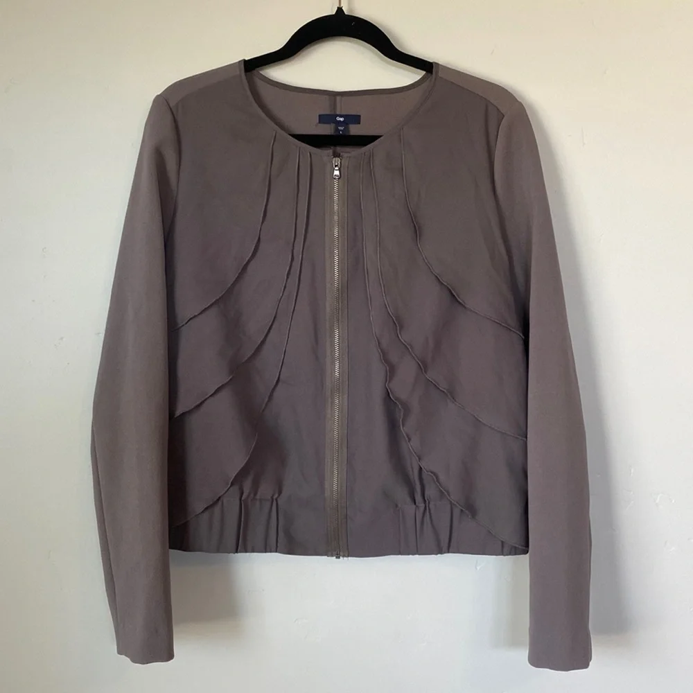 Gap | Layered Front Zip Up Jacket